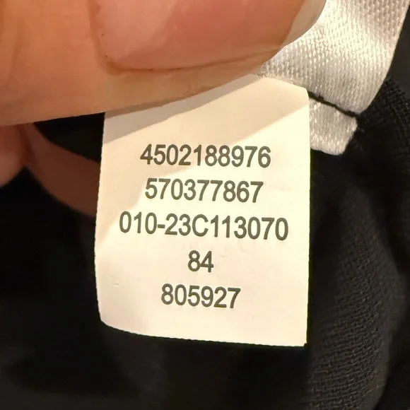 Size 1 Chico’s Ruffled Neck Sleeveless Tank Top in Black - Picture 9 of 9